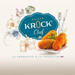 Croquettes croustillantes avec logo Krock chef