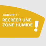 Une forme jaune et un texte