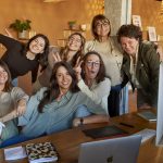 Moment de rigolade de l'équipe Empreinte Conseil à Lyon